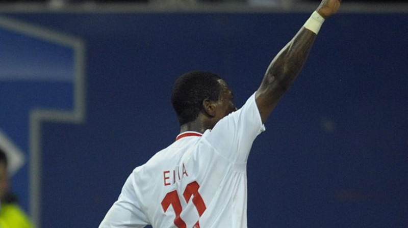 Eljero Elija ("HSV") svin vārtu guvumu
Foto: AP