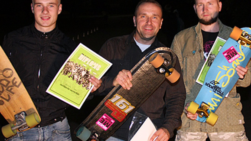 Marks Kiseļovs, Ainārs Jermačenko un Gints Zommers
Foto: Renārs Buivids