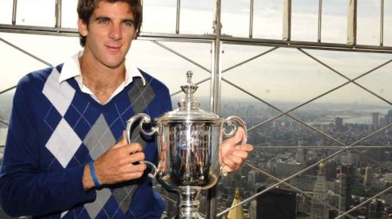 Huans Martins Del Potro pēc triumfa ''US Open''
Foto: AFP/Scanpix