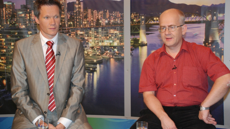 Edgars Šneps un Guntis Keisels
Foto: LTV Sports