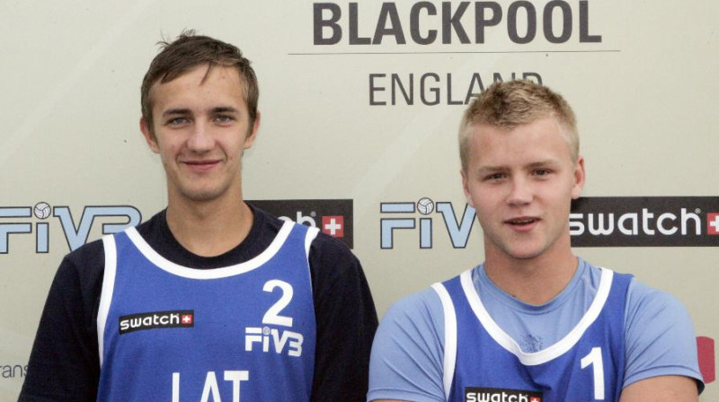 Ralfs Ozoliņš un Kristaps Birzulis
Foto: www.fivb.com