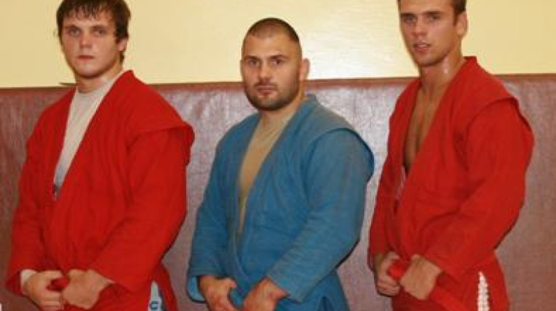 Mārtiņš Lūkins, Vladislavs Černavskis un Artūrs Černavskis
Foto: V. Černavskis
