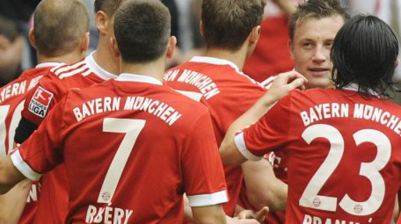 "Bayern" priecājas
Foto: AFP