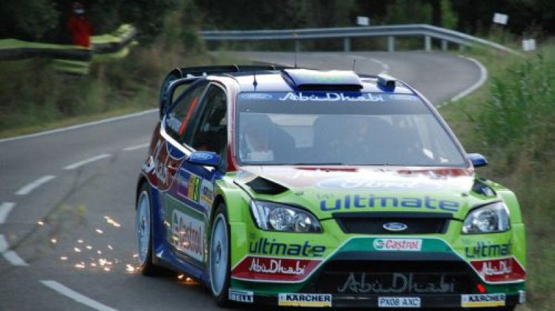 Miko Hirvonens pagājušā gada Spānijas rallijā
Foto: www.ewrc.cz