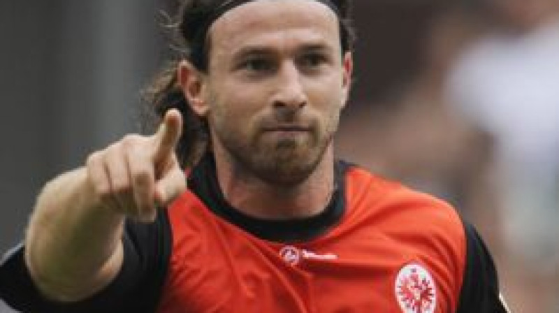 Joanis Amanatidis "Eintracht" krekliņā
Foto: AFP