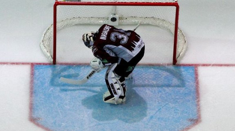 Edgars Masaļskis "Dinamo" vārtos pēdējos mačos rādījis teicamu sniegumu
Foto: Romāns Kokšarovs, Sporta Avīze, f64