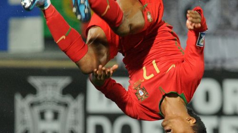 Luis Nani atzīmē gūtos vārtus
Foto: Scanpix Sweden/Scanpix
