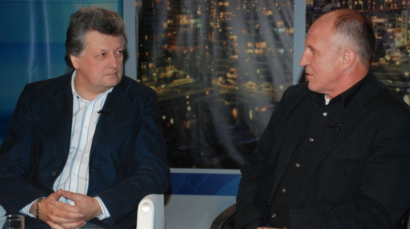 Anatolijs Kreipāns un Arturs Vaiders
Foto: LTV Sports