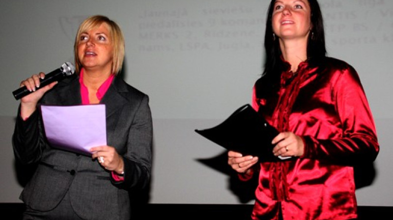 JSBL dibinātājas Ilze Ose-Hlebovicka un Inga Geistarde-Zaporožeca
Foto: Renārs Buivids