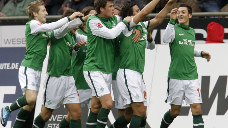 Brēmenes "Werder" līksmo
Foto: AP