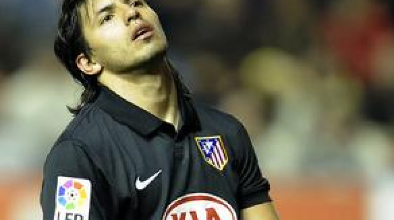 Serhio Aguero un Madrides "Atletico" cieta smagu 0:3 zaudējumu viesos pret "Osasuna"
Foto: AP/ Scanpix