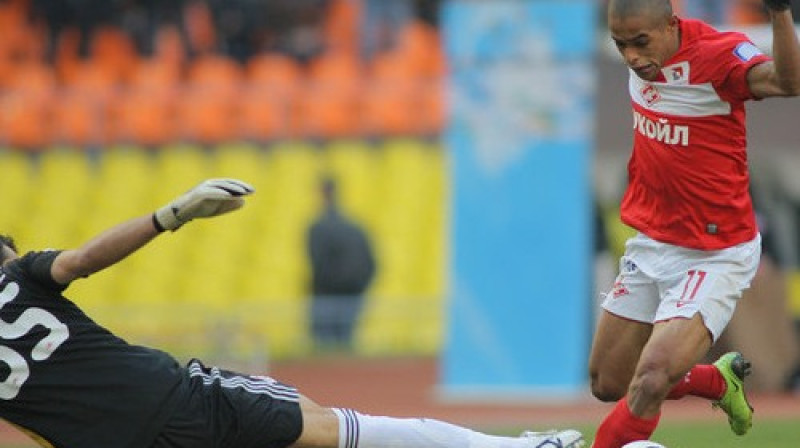 Velitons ("Spartak") panāk 2:0
Foto: ITAR-TASS/Scanpix