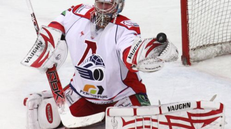 Jaroslavļas ''Lokomotiv'' vārtsargs Georgijs Gelašvili
Foto: ITAR-TASS