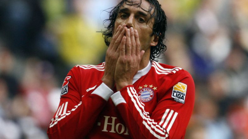 Luka Toni pēc kārtējās neizmantotās iespējas
Foto: AFP/Scanpix