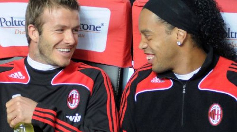 Deivids Bekhems un Ronaldinju atkal spēlēs kopā
Foto: digitale/Scanpix
