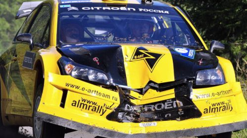 Jevgeņija Novikova automašīna Somijas rallijā
Foto: www.ewrc.cz