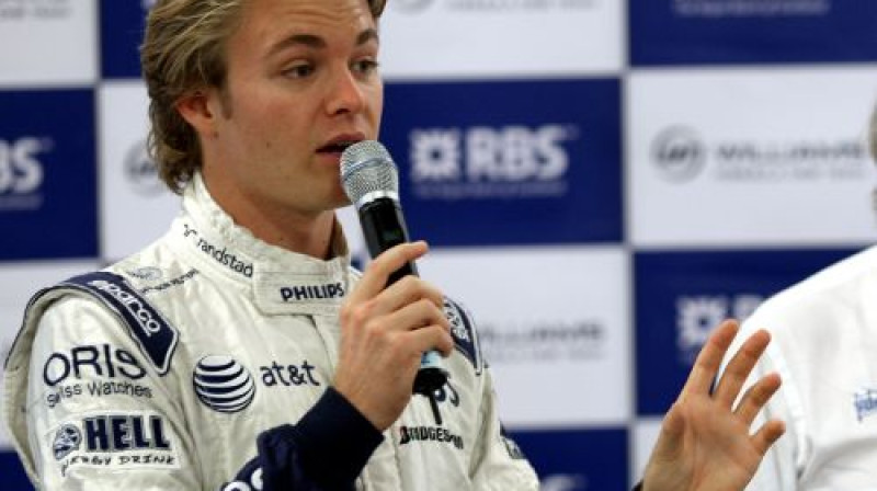 Niko Rosbergs preses konferences laikā
Foto: AFP/Scanpix