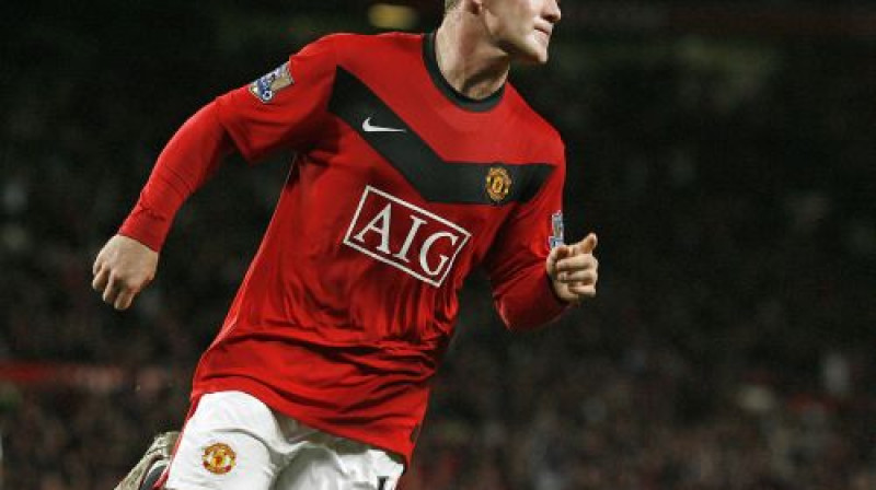 "Manchester United" uzbrukuma līderis Veins Rūnijs
Foto: AFP/Scanpix