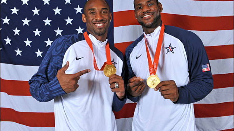 Kobe Braients un Lebrons Džeimss
Foto: Scanpix