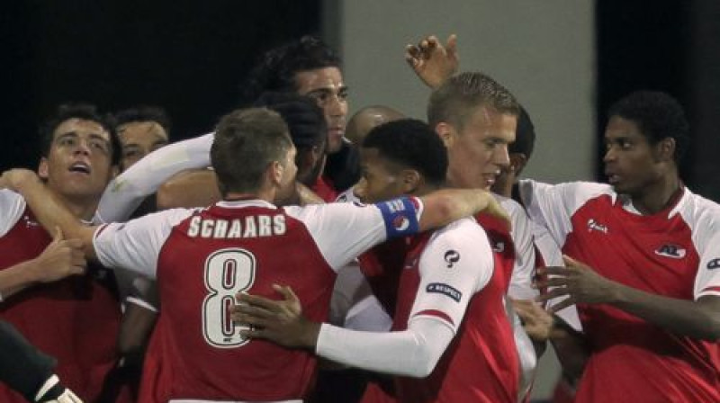 Vai arī šodien ''AZ Alkmaar'' pārsteigs ''Arsenal''?
Foto: AP/Scanpix