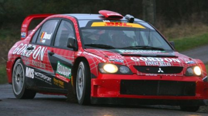 Fransuā Duvāls pie ''Mitsubishi Lancer WRC'' stūres
Foto: www.sport.turbomagazine.be