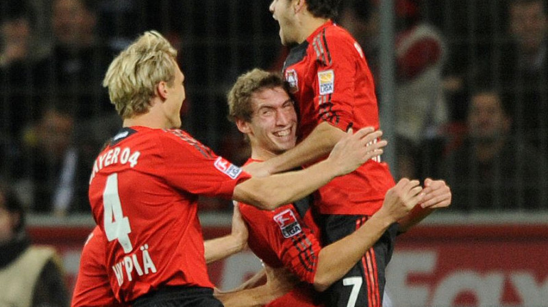 Leverkūzenes "Bayer 04" atzīmē otros vārtus
Foto: AFP/Scanpix