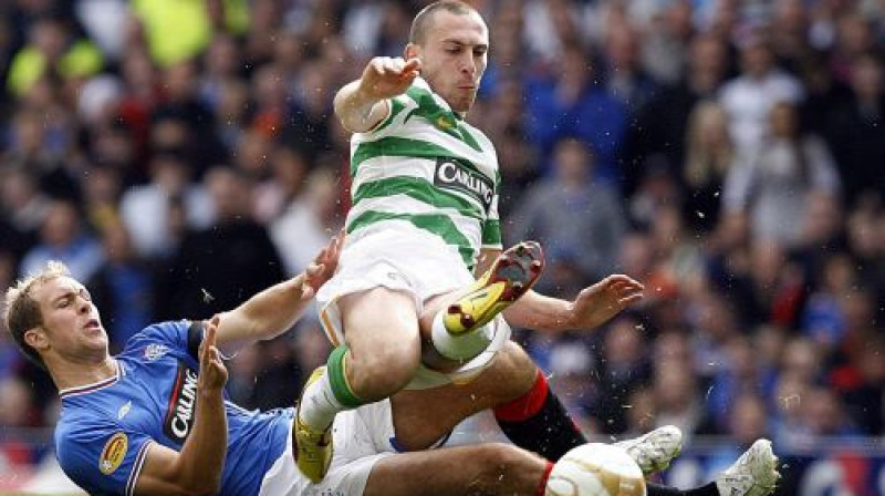 ''Rangers'' - ''Celtic'' spēles epizode
Foto: AFP/Scanpix