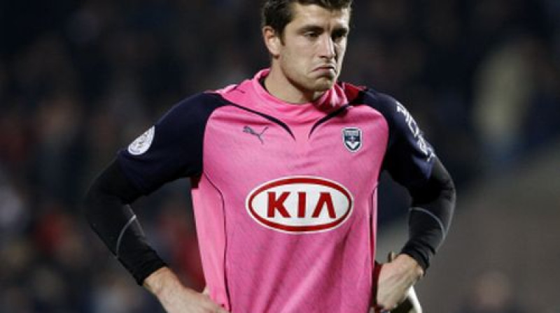 "Bordeaux" vārtsargs Sedriks Karaso saskumis pēc spēles
Foto: AP/Scanpix