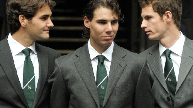 Federers, Nadals un Marejs
Foto: AFP/Scanpix