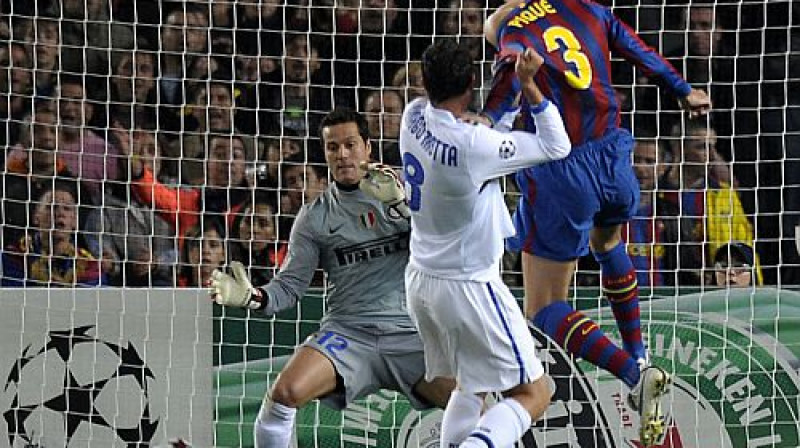 Gerards Pikē gūst vārtus
Foto: AFP/Scanpix