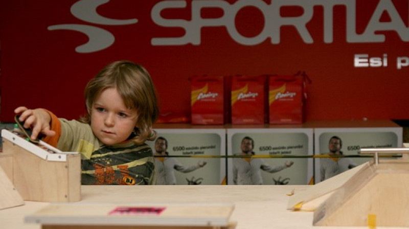 Jaunākais sacensību dalībnieks Sebastijans Smits. Foto: Mārtiņš Sīlis