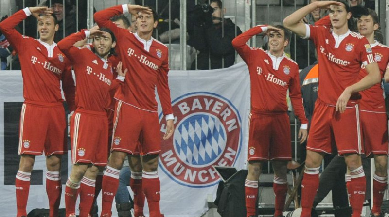 "Bayern" atzīmē pirmo vārtu guvumu
Foto: AP/Scanpix