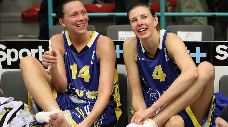 Ieva Kubliņa un Zane Tamane
Foto: uskbasket.cz