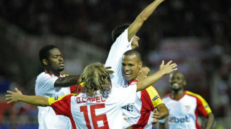''Sevilla'' spēlētāji
Foto: AP/Scanpix