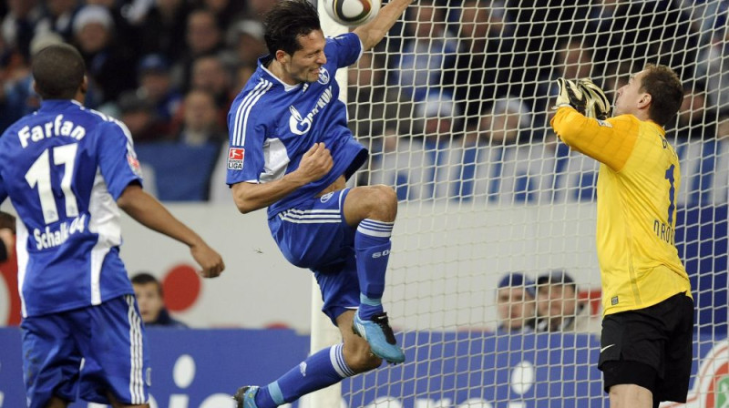 Kevins Kuranji gūst vārtus pret "Hertha"
Foto: AP/Scanpix