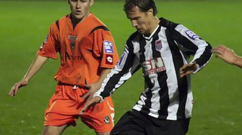 Andrejs Štolcers (pa labi) vēl "Bath City" sastāvā
Foto: www.flickr.com