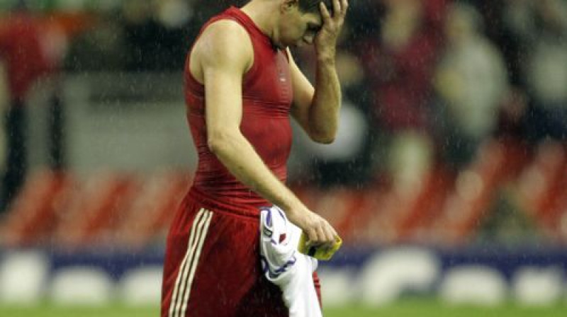 "Liverpool" kapteinis Stīvens Džerards
Foto: AP/Scanpix