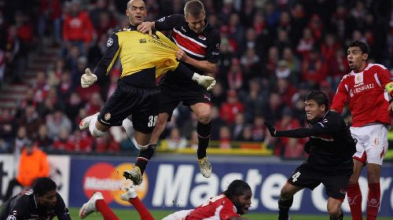 Sinans Bolats gūst vārtus
Foto: AP/Scanpix