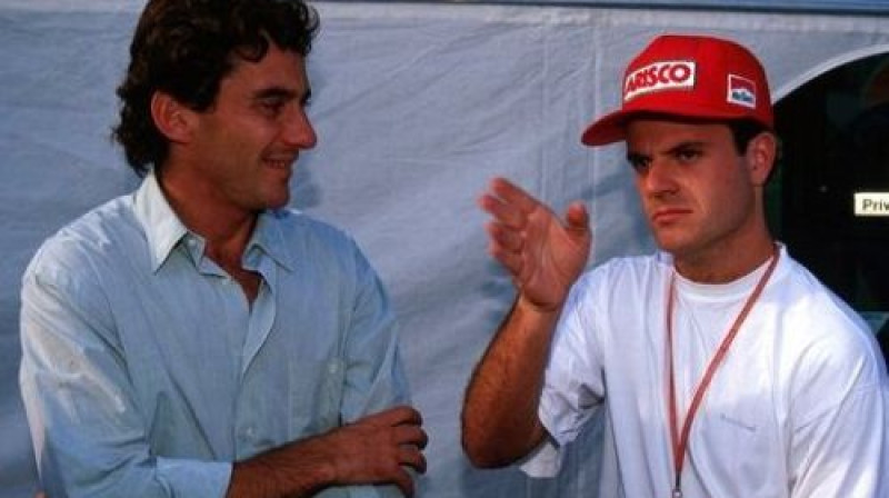 Airtons Senna un Rubens Barikello
Foto: Sutton Motorsport