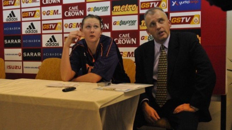 Aija Brumermane un Aigars Nerips 
Foto: Romualds Vambuts, Sportacentrs.com Stambulā