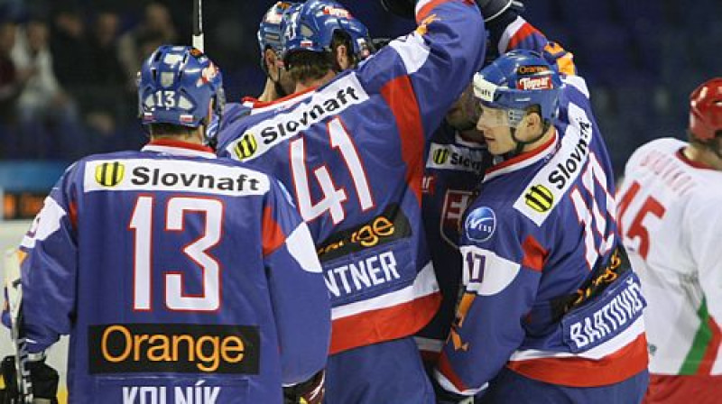 Slovāku hokejisti līksmo
Foto: www.hokej.sk