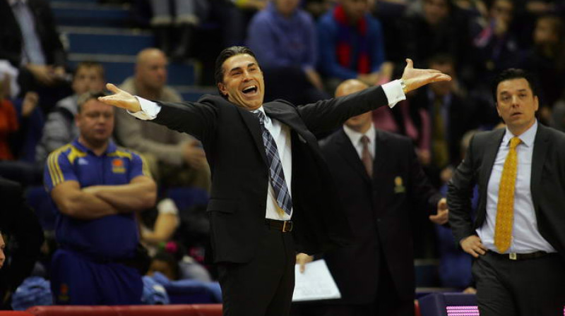 Sergio Scariolo spēlē ar Maskavas CSKA
Foto: bckhimki.ru