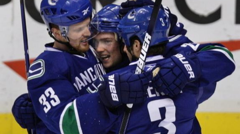 Vankūveras "Canucks" hokejisti
Foto: AP/Scanpix