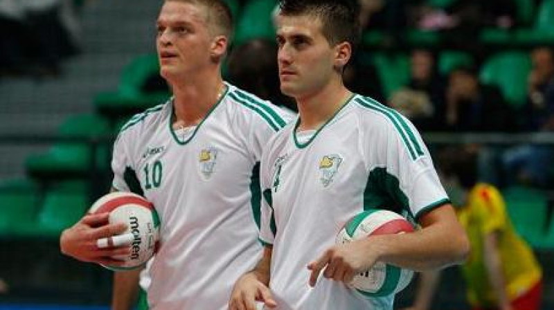 Jānis Pēda (pa kreisi)
Foto: www.legavolley.it