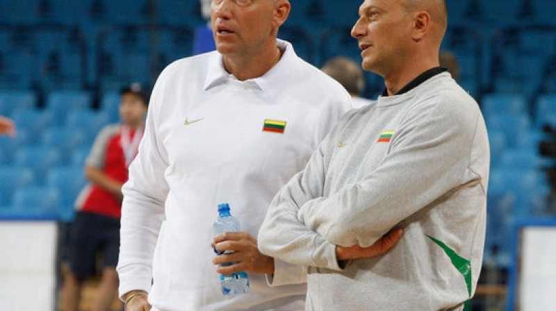 Rims Kurtinaitis un Ramūns Butauts 
Foto: lrytas.lt