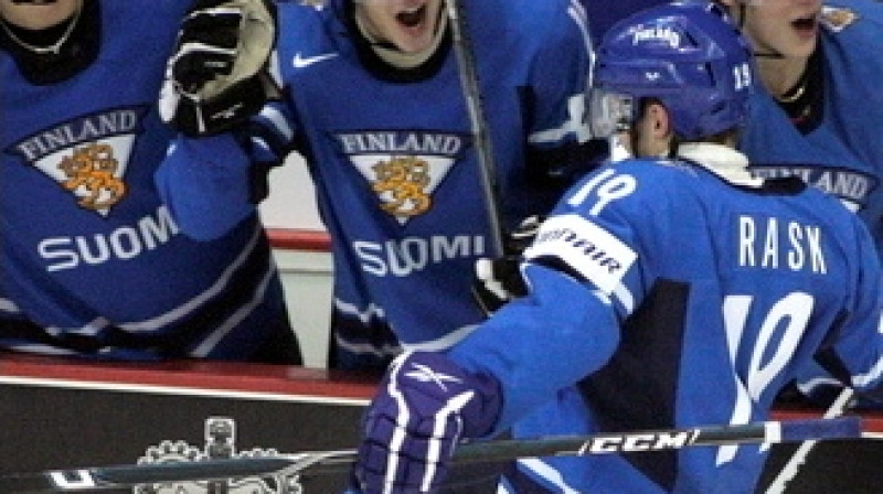 Somijas U-20 izlases hokejisti
Foto: AP/Scanpix