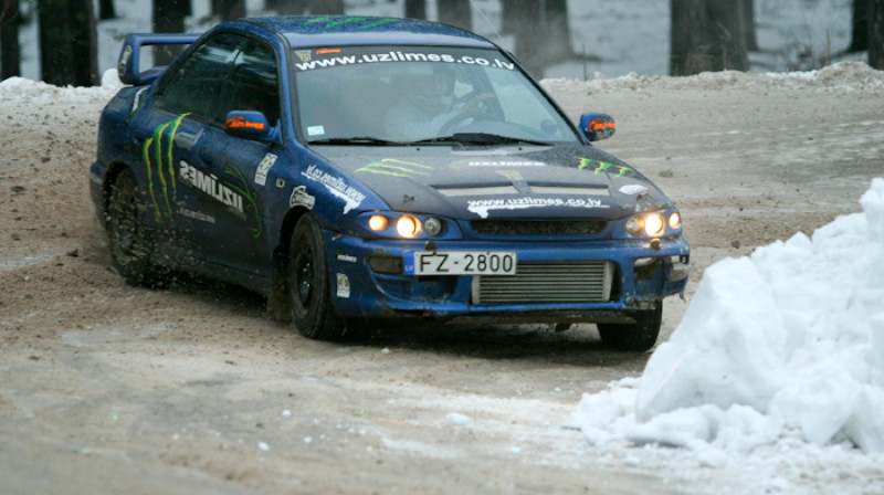 4WD klases uzvarētājs Kārlis Nebars
Foto: Rolands Bobulis (go4speed.lv)