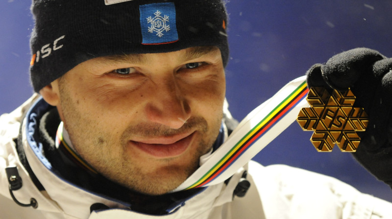Divkārtējais olimpiskais čempions slēpošanā Andrus Vērpalu
Foto: Scanpix/AP