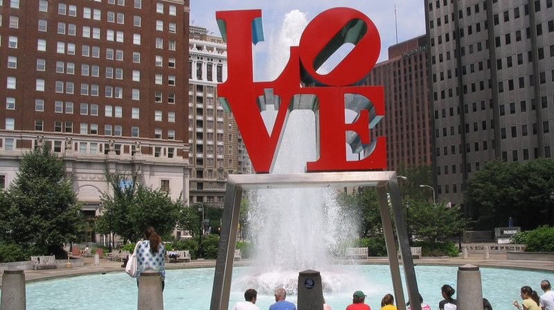 LOVE parks Filadelfijā 2009. gada 1. jūlijā
Foto: Sportacentrs.com