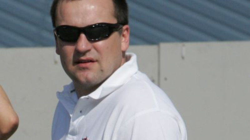 Raimonds Miglinieks: VEF Rīga šosezon izskatās labāk, nekā pērn.
Foto: Romāns Kokšarovs, Sporta Avīze, f-64